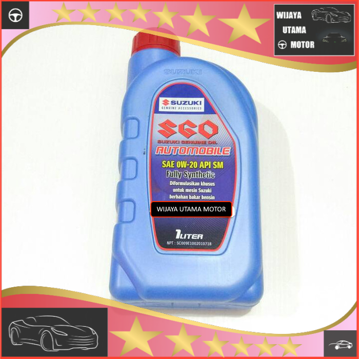 Oli suzuki sgo mesin 0W-20 full synthetic.