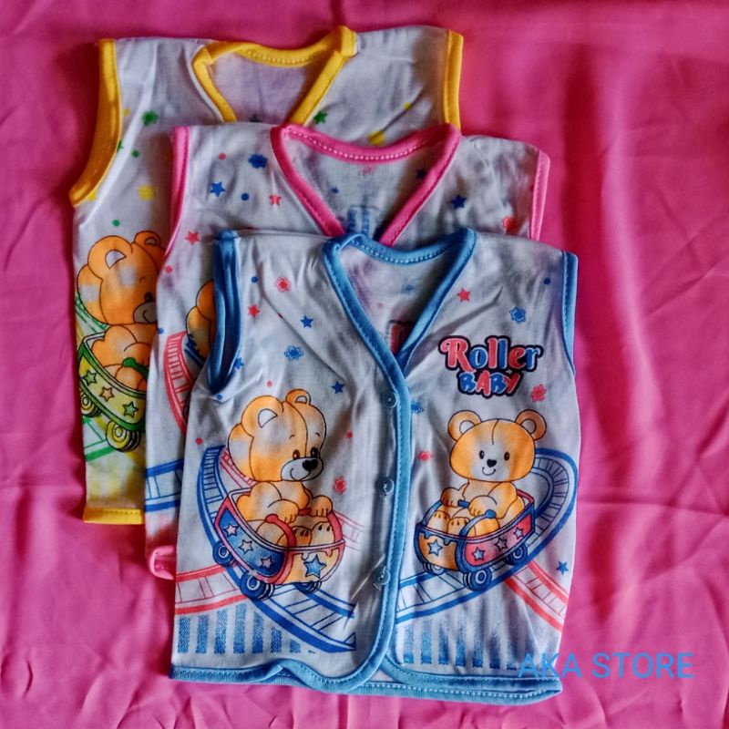 Lusinan 12 pcs baju bayi kutung Yukensi pola murah