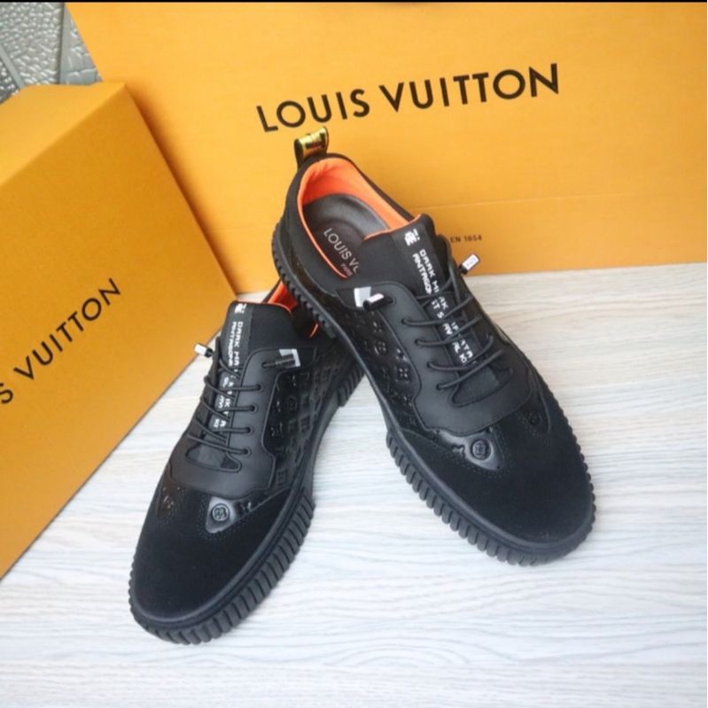 lv sneaker mirror quality lou is vuitton shoes lis merah sepatu pria lv kets cowo