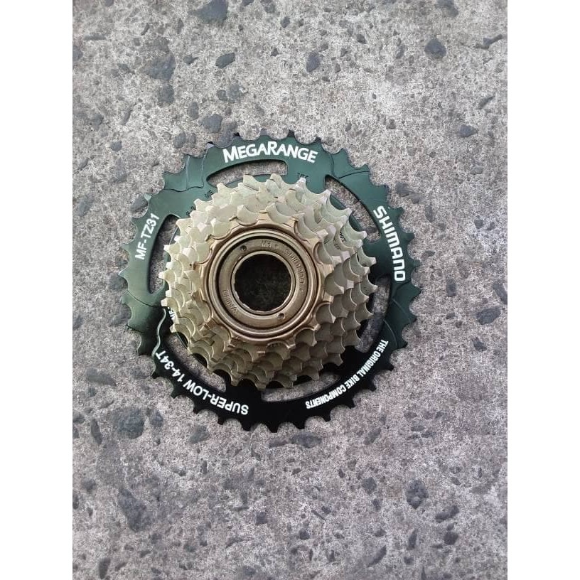 sprocket shimano megarange 7 speed