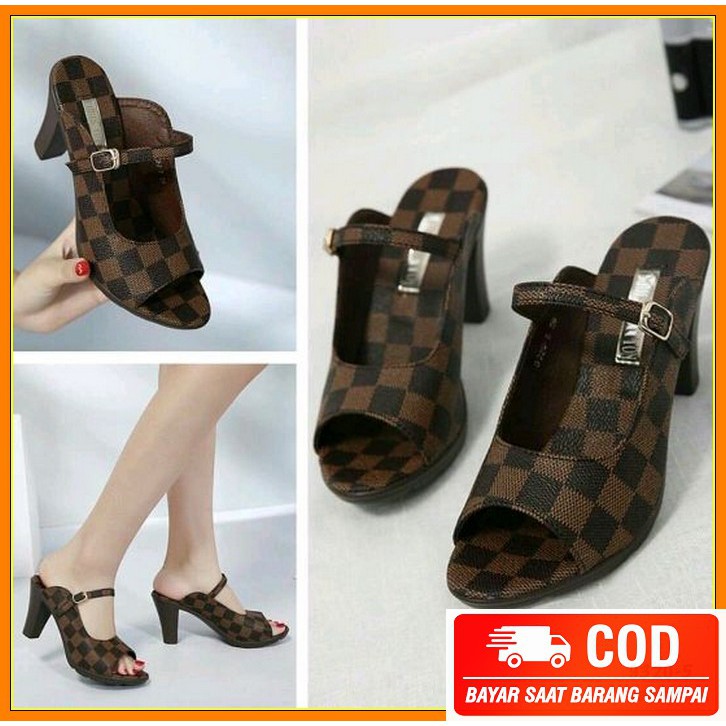 Mg91 Zara T-Strap Sepatu Heel Wanita Sepatu Import Batam Murah HU660 High Heels Hak Tahu Hs96 - Co