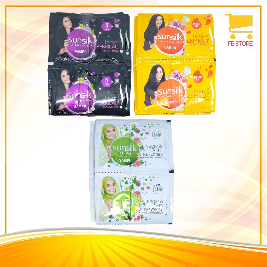Shampoo Sunsilk Sachet Renteng Isi 12