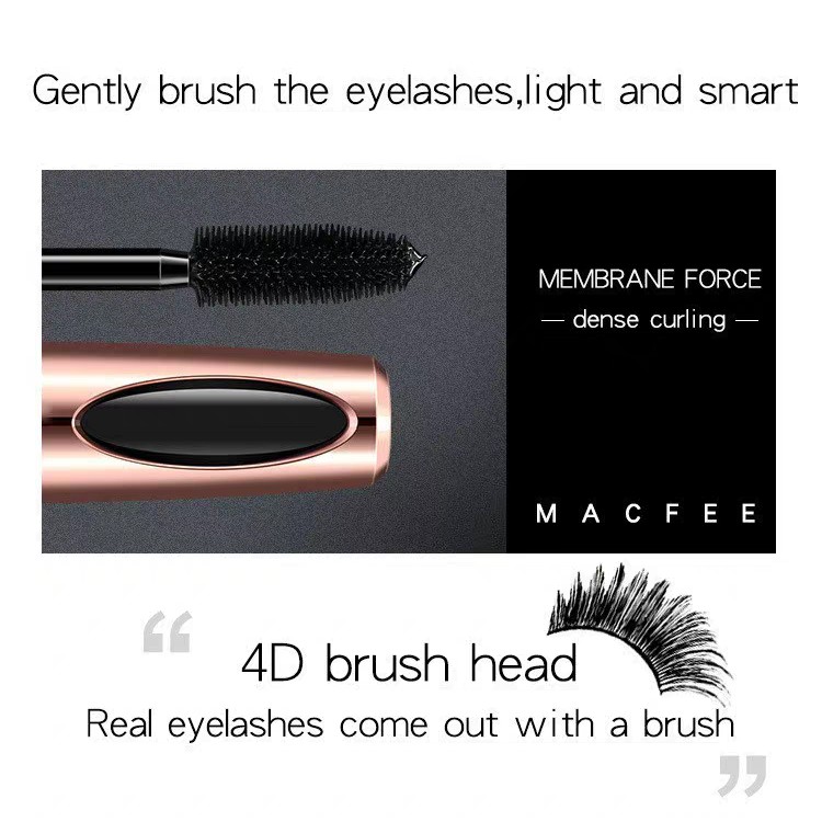 COD 100% Original MACFEE Maskara 4D Fiber Black Mascara