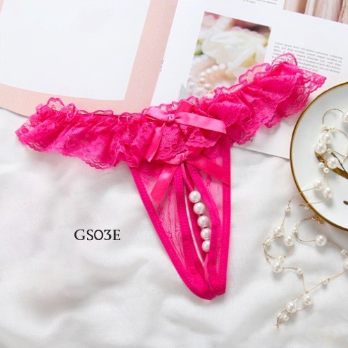 [SIAP KIRIM] SEAMLESS UNDERWEAR G STRING SEXY MUTIARA FUSCHIA GS03E