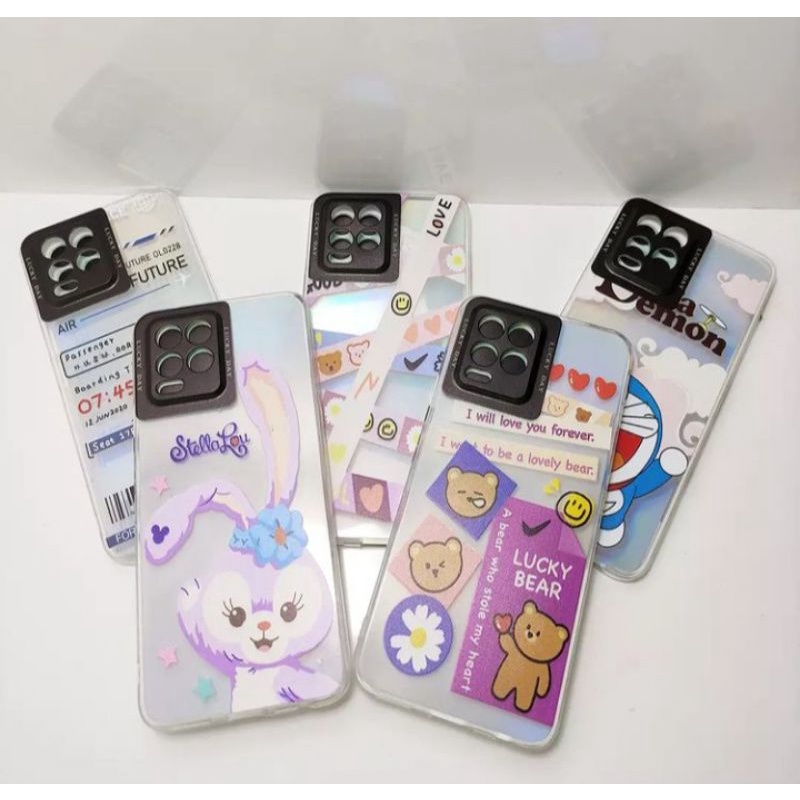 Case/Casing/Koper HP Silicon Softcase Flash Light Motif Kartun Terbaru Type Oppo A3S/F9/A16/Reno5