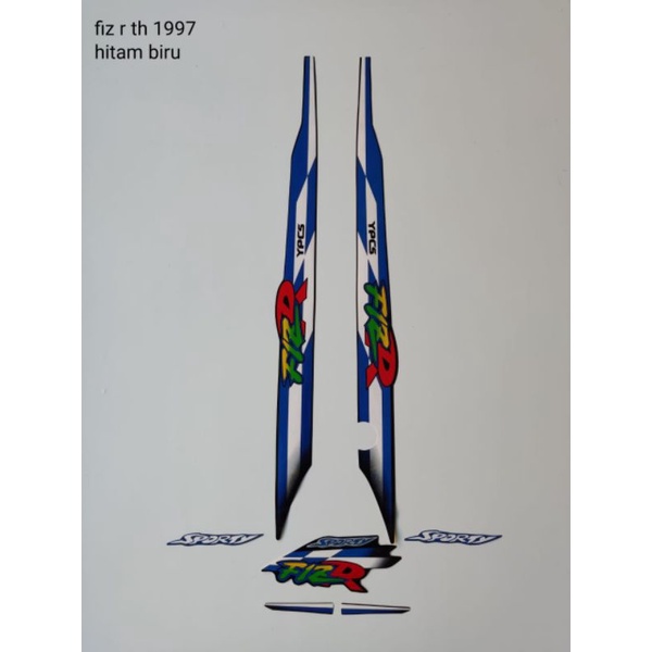 STRIPING FIZ R TAHUN 1997 WARNA BIRU