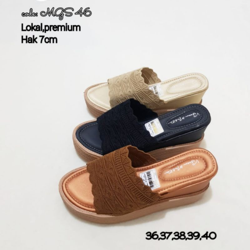 Sandal Wedges Slip Perempuan Vision Martin