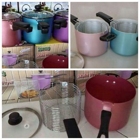 Multi Fryer Panci Penggorengan Maspion / Deep Fryer Penggorengan Kentang Ayam Anti Lengket Serbaguna