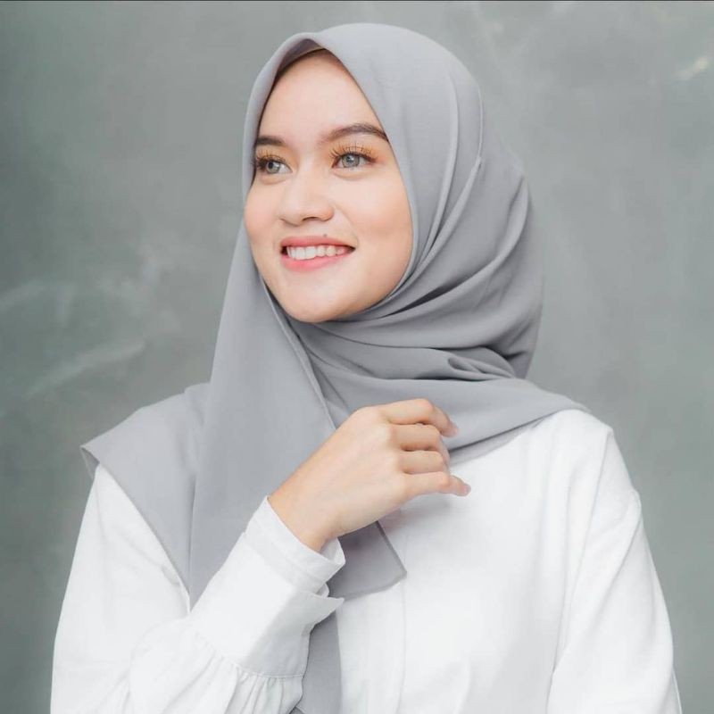 PASHMINA SQUARE CERUTY PREMIUM / PASMINA SEGITIGA / PASMINA SQUARE  ANTEM ANTI TEMBEM PART 1-5