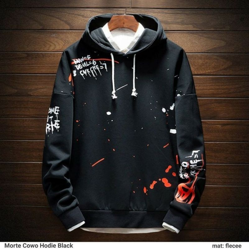 Sweater pria keren - Morte Hoodie