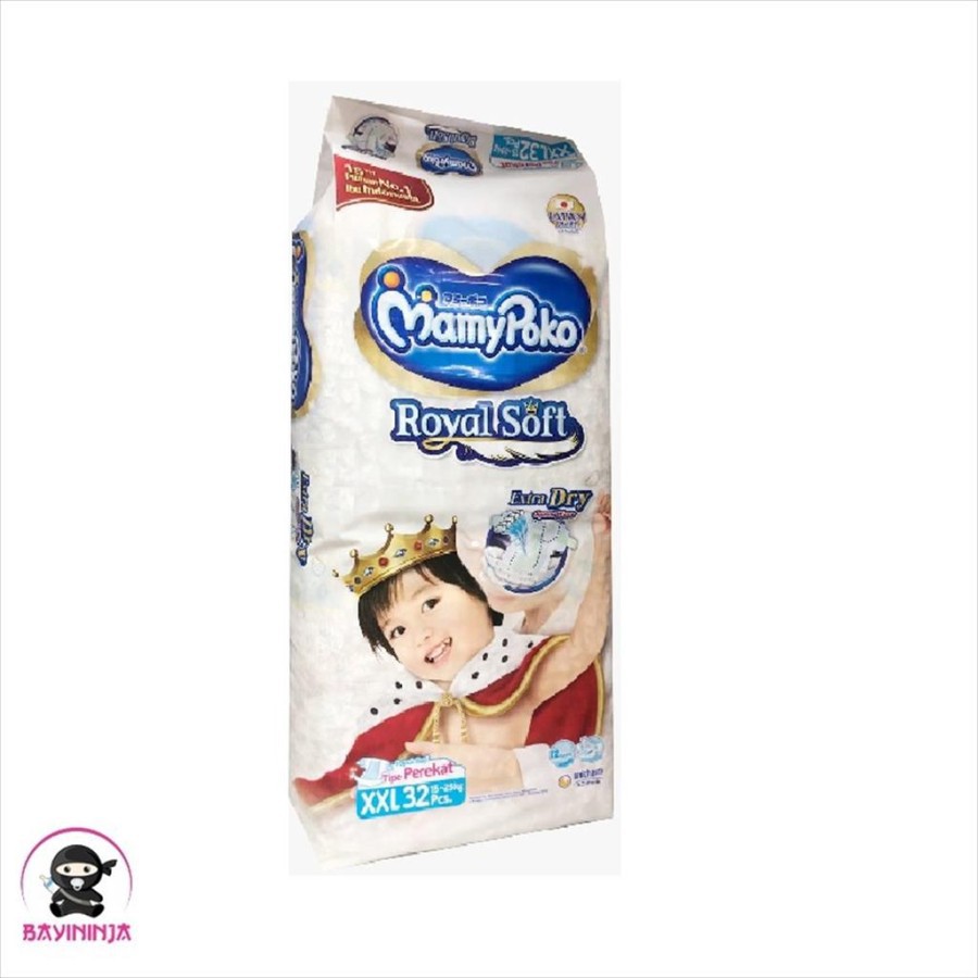 MAMYPOKO Extra Dry Extra Soft Popok Perekat XXL32 / XXL 32