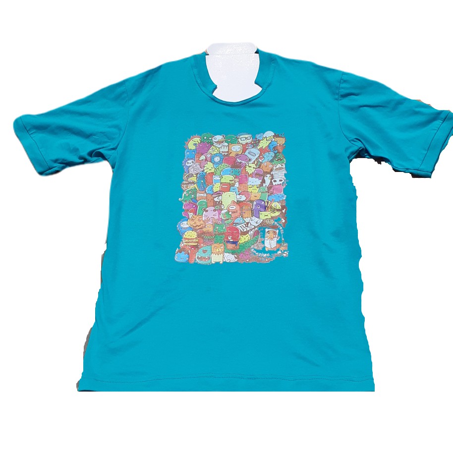 KAOS CETAK DTG DENGAN DESAIN KEREN (TOSCA)