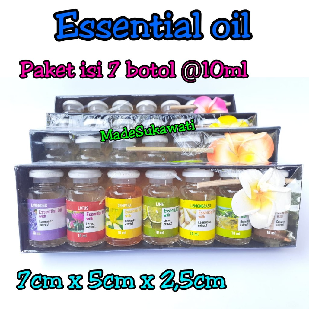 Essential oil aroma terapi bali isi 7 botol