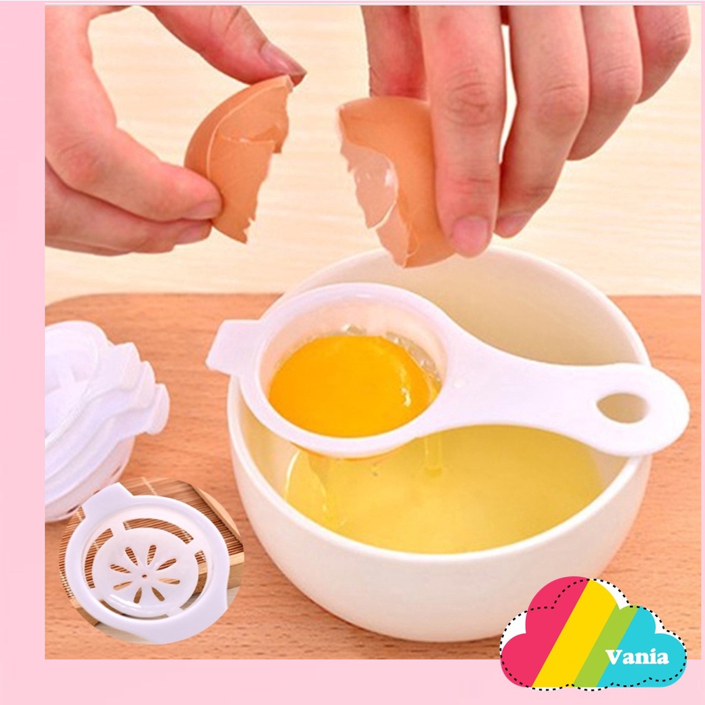 Alat Pemisah Telur telor Alat kuning telur Egg White Separator Pemisah Kuning Putih Telur Praktis dapur