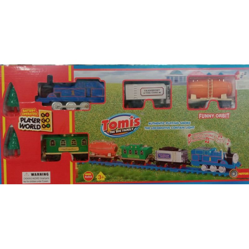 Mainan anak Kereta TOMIS/Kereta Thomas asap