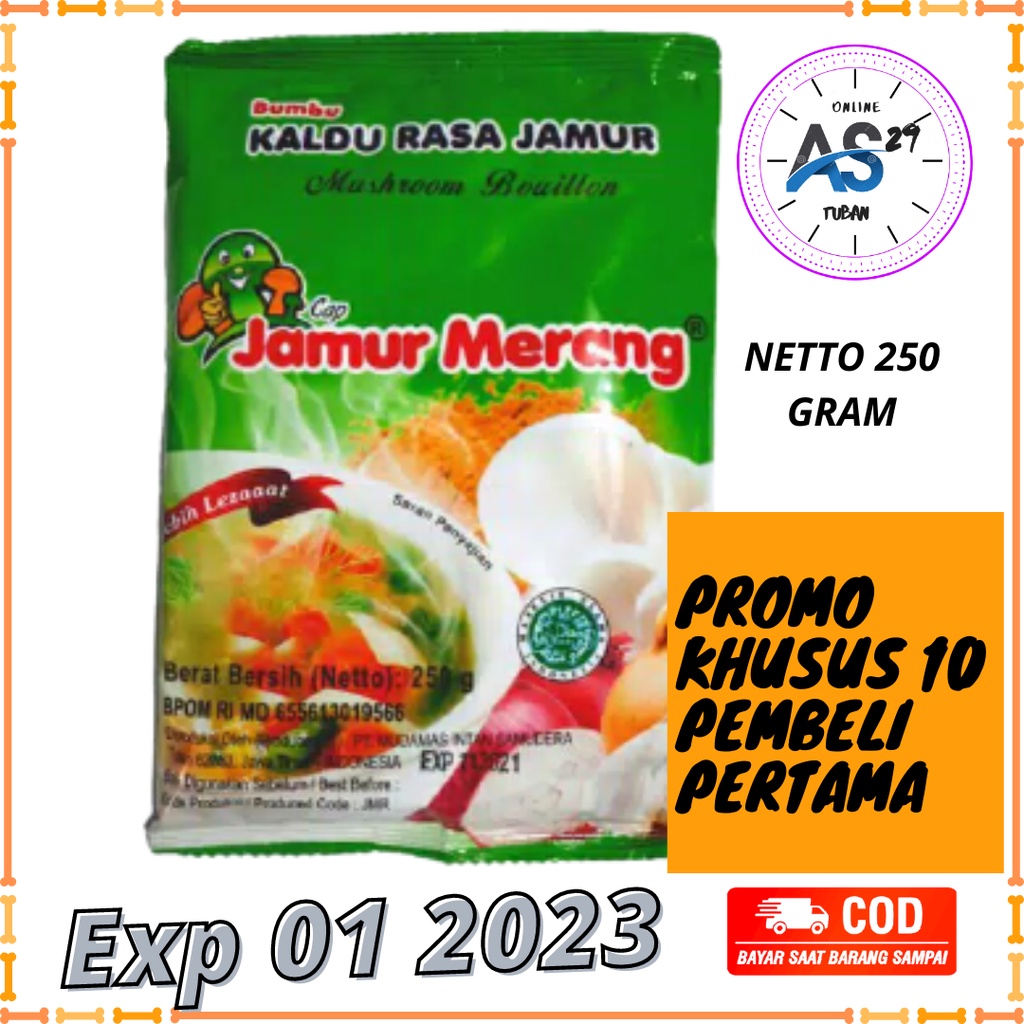 

kaldu alami jamur merang 250 grm