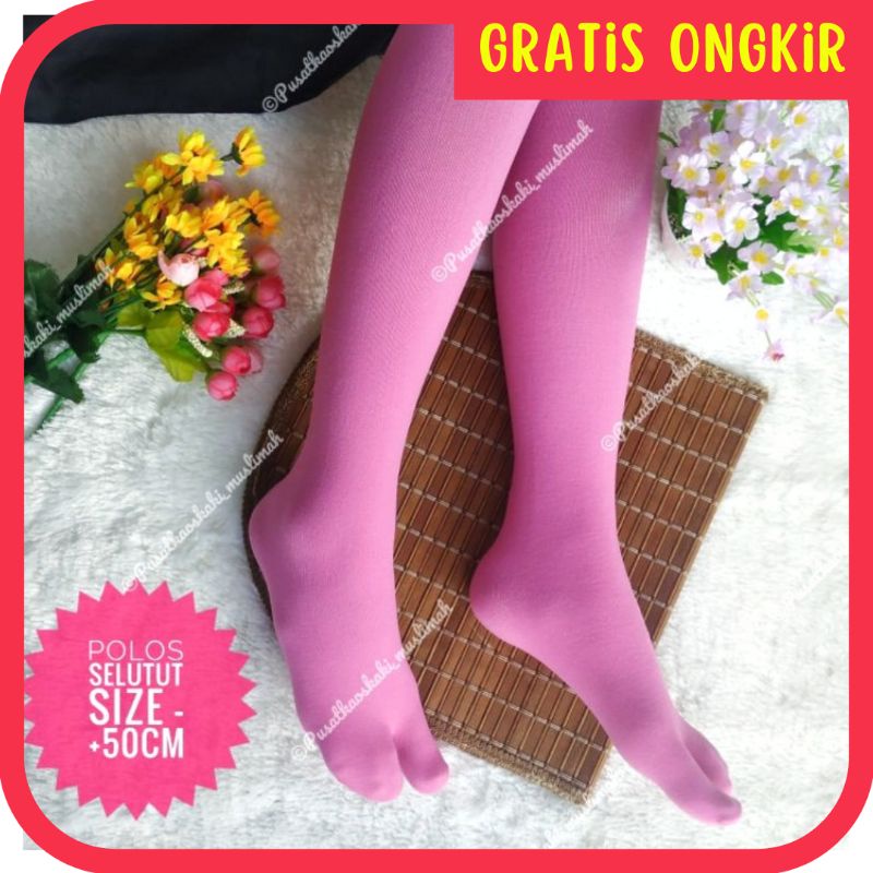 [12 PASANG] KAOS KAKI PANJANG SELUTUT PANJANG -+50CM