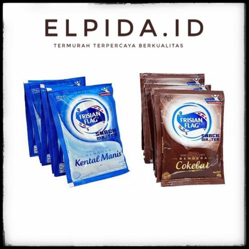 

FRISIAN FLAG PUTIH DAN COKLAT HARGA PERBIJI/ SATUAN 40g