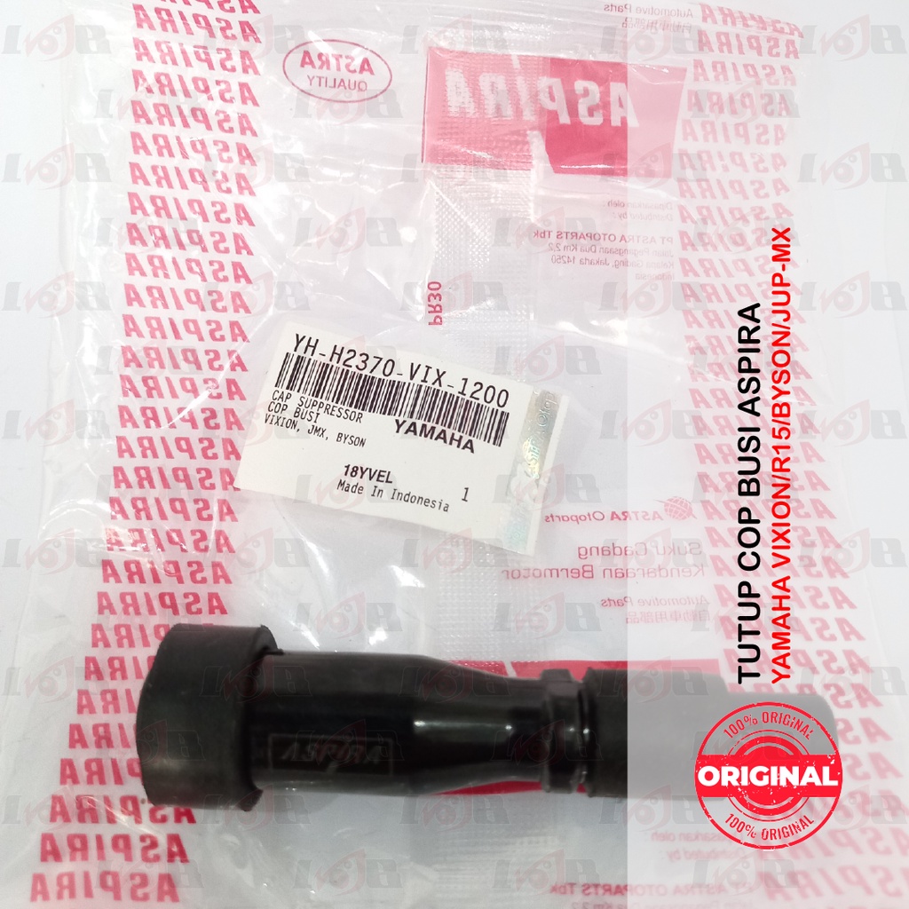 Aspira Tutup Cop Busi Motor Vixion Jupiter MX King Byson Kepala Cangklong Busi Ignition