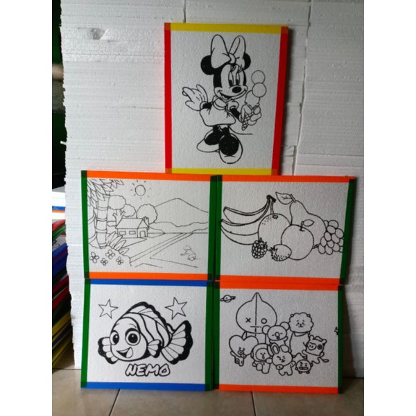 

Sterefoam mewarnai pakai lis