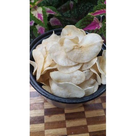 

KERIPIK SINGKONG PUTIH GURIH RENYAH 150gr