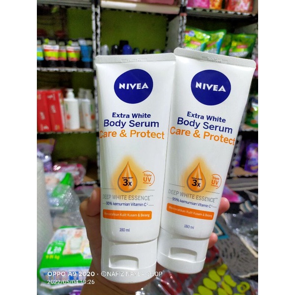 Nivea Body Serum Care&amp;Protect Triple UV 180ml