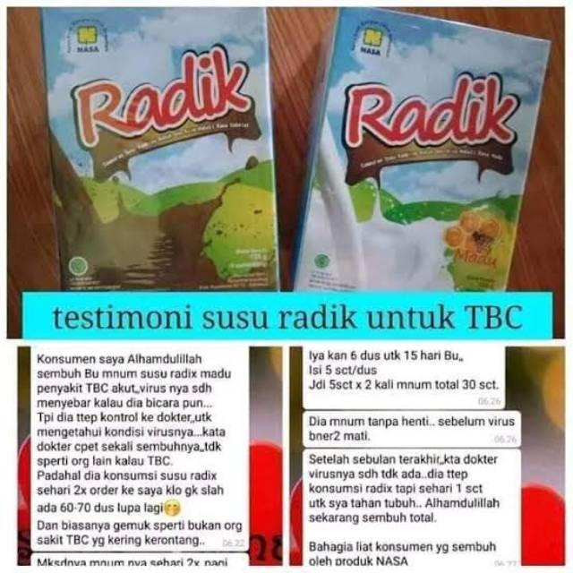 

Susu radik nasa