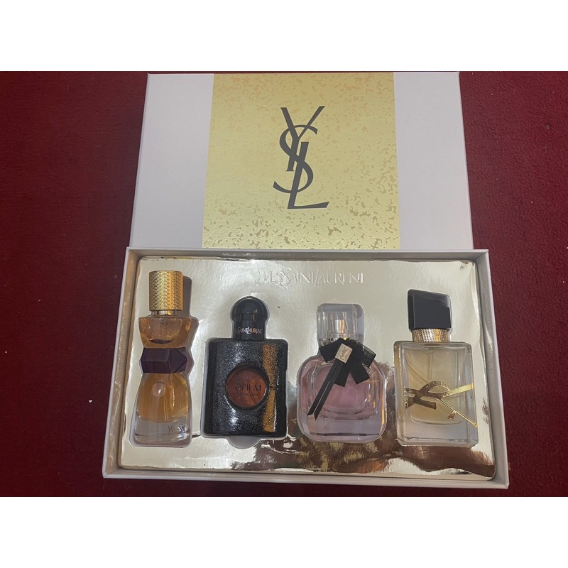 PARFUM ORIGINAL 100% PARFUM YSL GIFT SET ISI 4