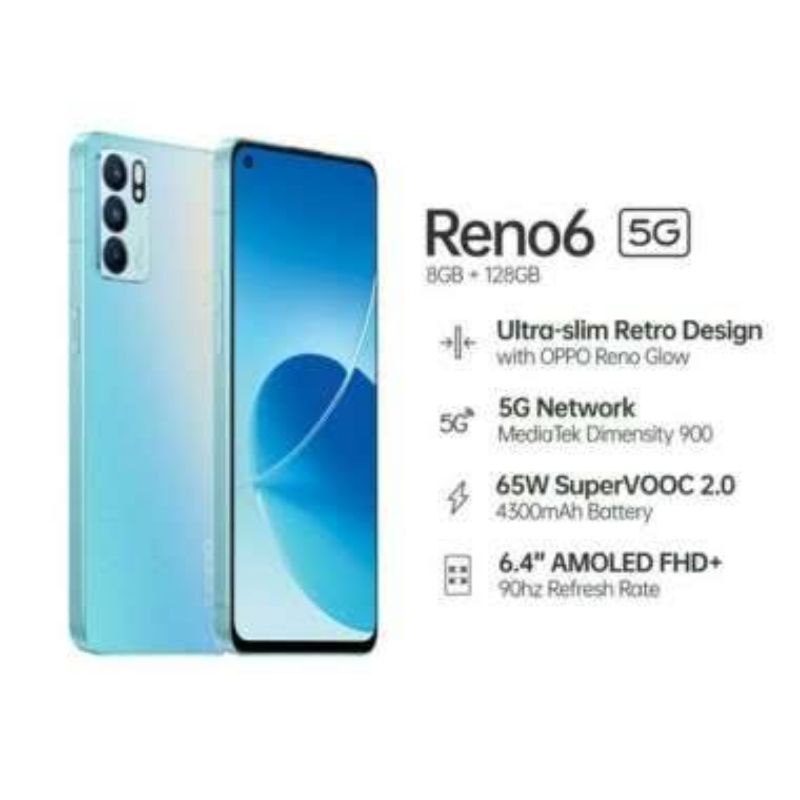 OPPO RENO 6 5G GARANSI RESMI