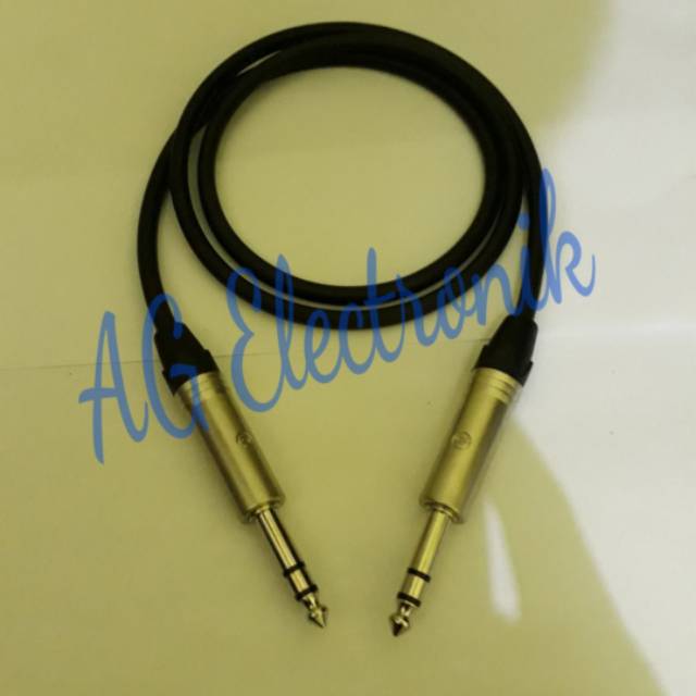 Kabel canare Original 15 Meter jack akai Stereo 6,5mm To jack Akai Stereo