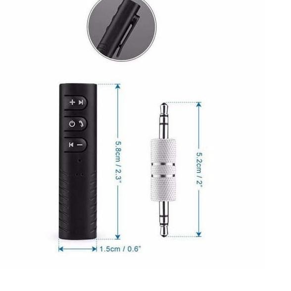 ☑ AUDIO JACK MUSIC BLUETOOTH RECEIVER (TANPA KABEL) ➣