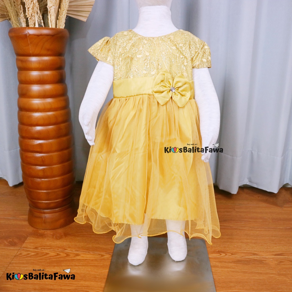 Gaun Bella Uk 2-3 tahun / Dress  Branded Import Balita Perempuan Murah Baju Anak Cewek Gaun Pesta