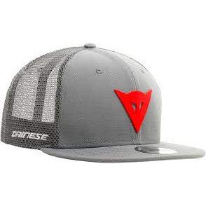 DAINESE 9FIFTY TRUCKER SNAPBACK CAP GREY RED