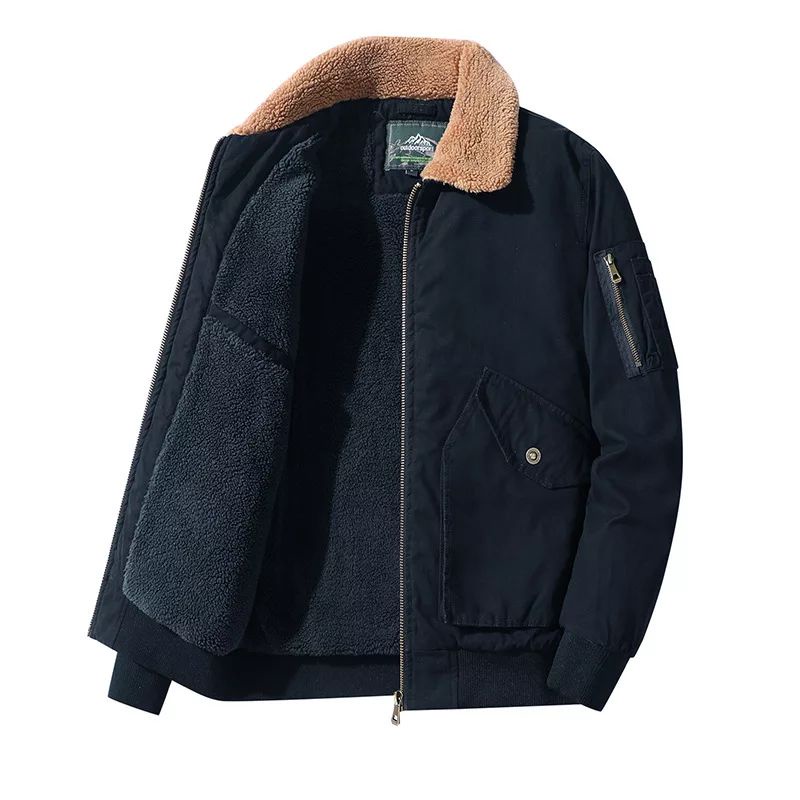 BELANJA SEKARANG jaket bomber bulu pria korea keren kekinian jaket pria bulu musim dingin BELANJA