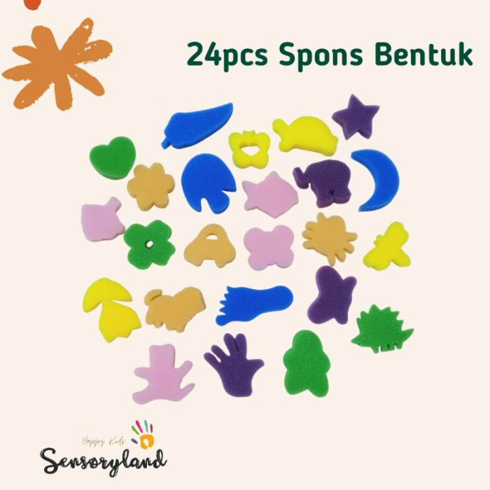 

Produk Terbaru Spons Bentuk / Spons Melukis / Sensory Toys