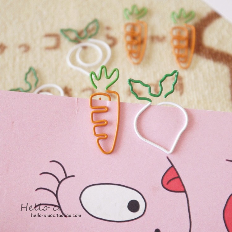 

PAPER CLIP PENJEPIT KERTAS BENTUK WORTEL MINI KLIP LUCU MURAH