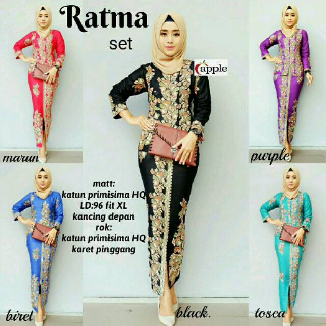 Setelan batik Ratma set kerja wanita - modern batik - kebaya modern - bodycon dress - panjang wani