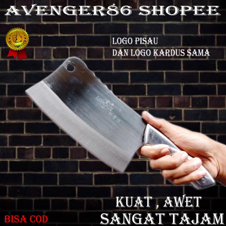 Pisau Tulang Dan Daging Sangat Tajam Luji B-018 Real -
