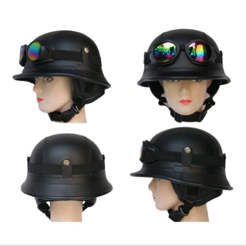 HELM KLASIK NAZI/HELM/HELM VESPA/HELM MURAH/HELM SEPEDA/HELM CHIP RETRO