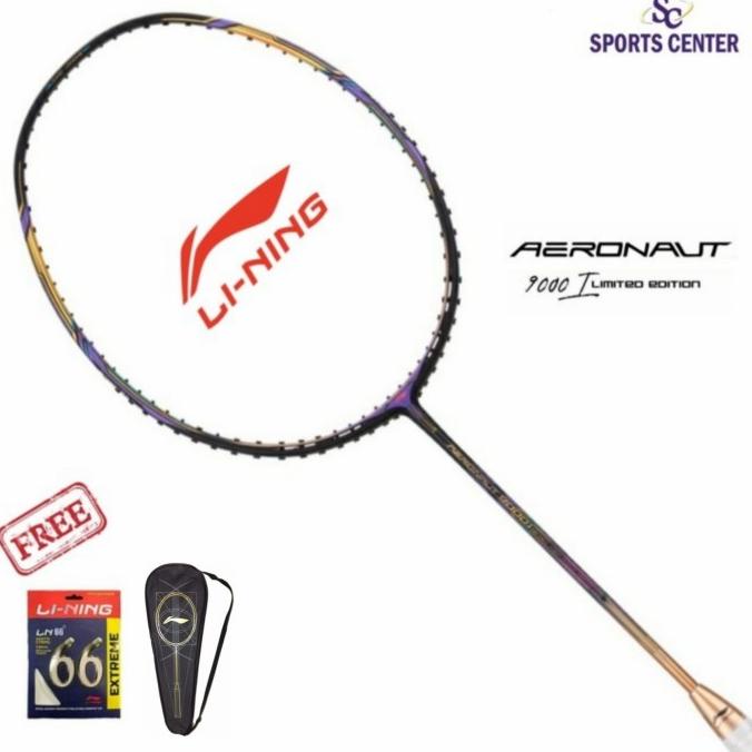 New Limited Raket Badminton Lining Aeronaut 9000 I / 9000I Instinct