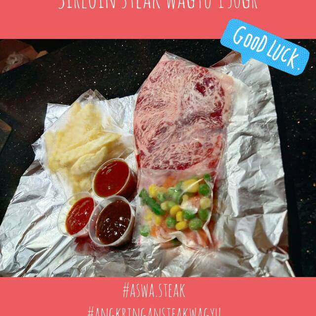 

Steak wagyu sirloin 150gr