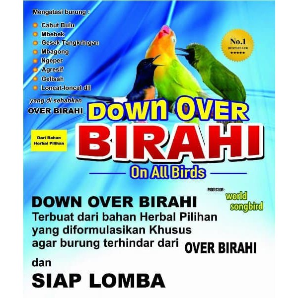 Obat Herbal Penurun Birahi Lovebird - Down over penstabil birahi-2