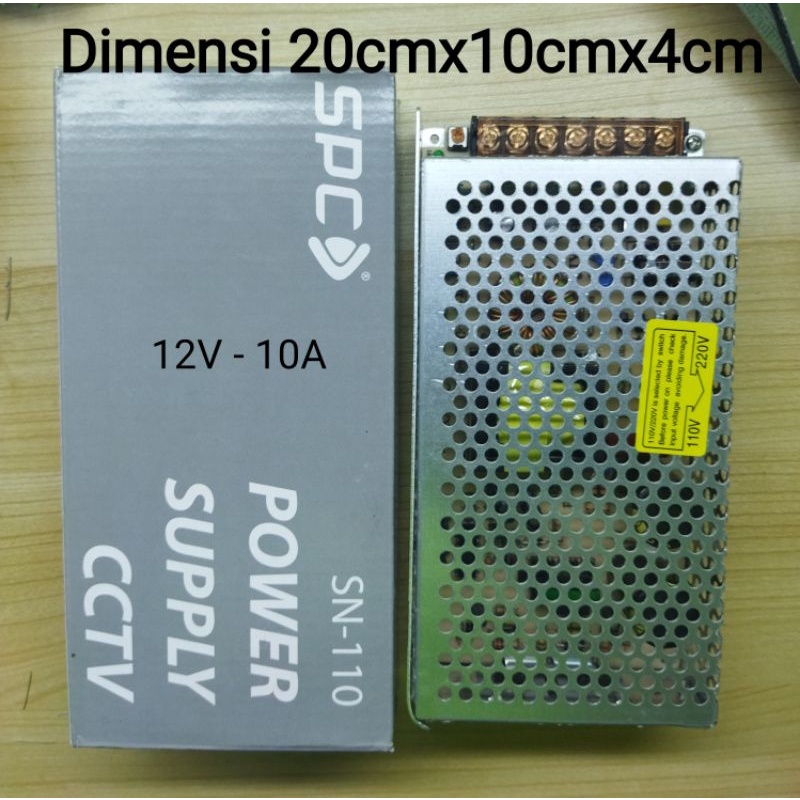 POWER SUPPLY 12V 10A SPC