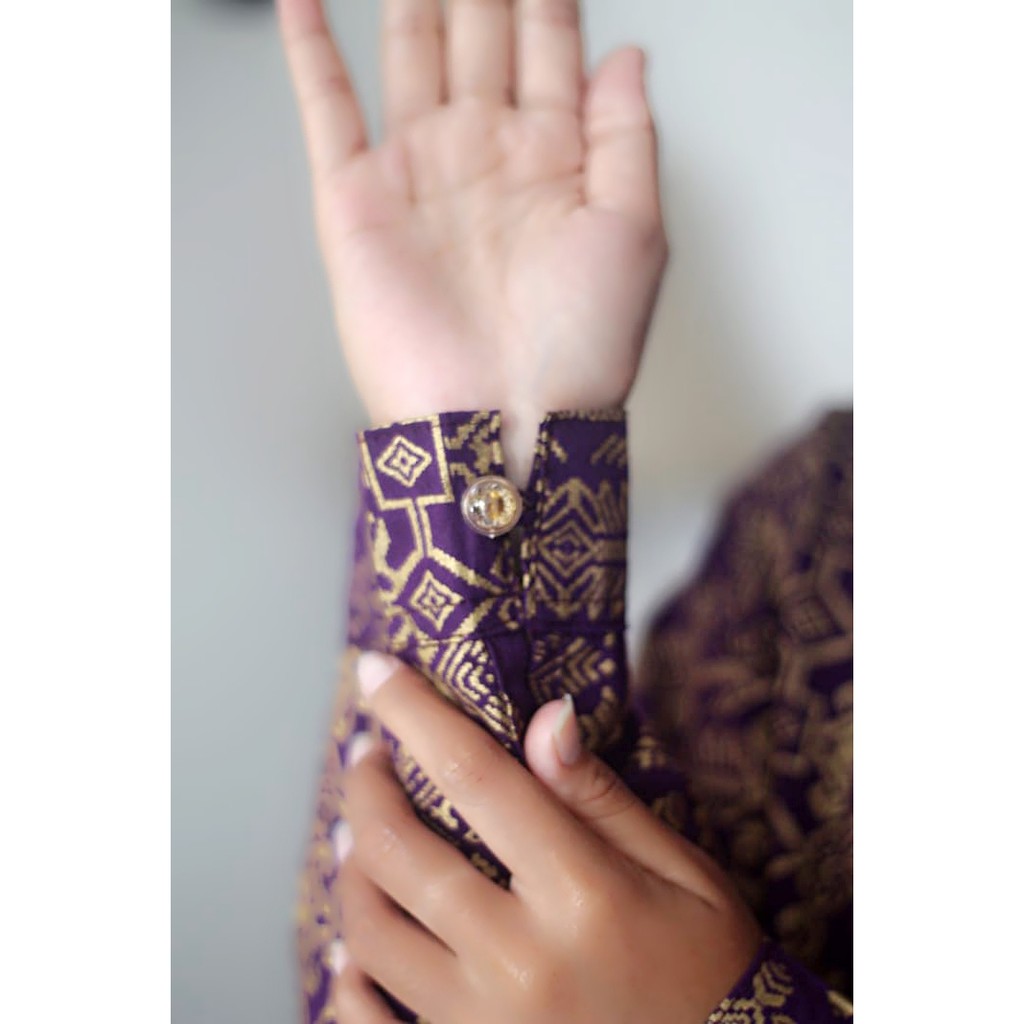 gamis  busui terlaris shifa purple katun prada ungu dewasa bali