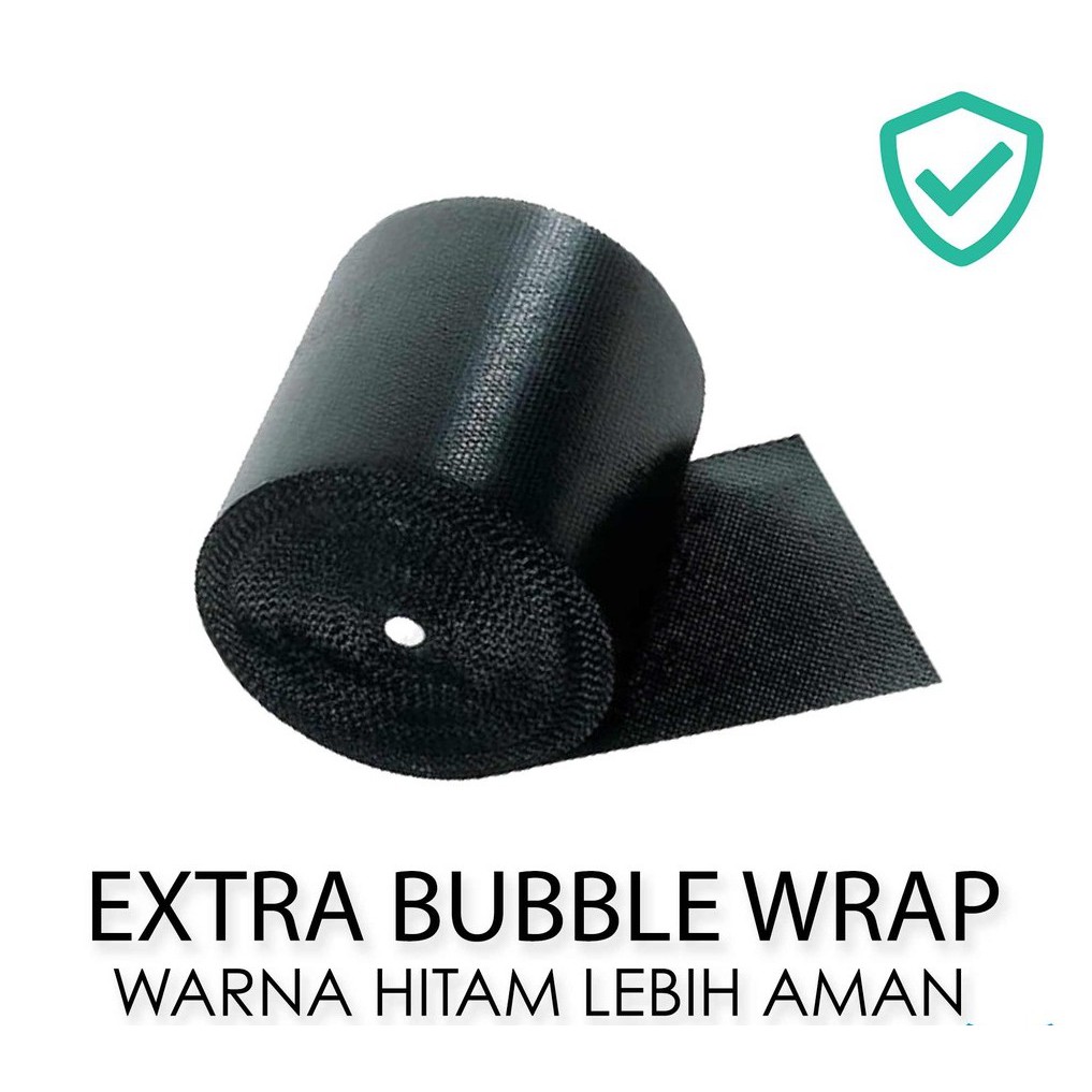 

EXTRA BUBLE WRAP HITAM PAKET LEBIH AMAN DAN TEBAL BABLENYA (INI PAKET EXTRA BUBLE )