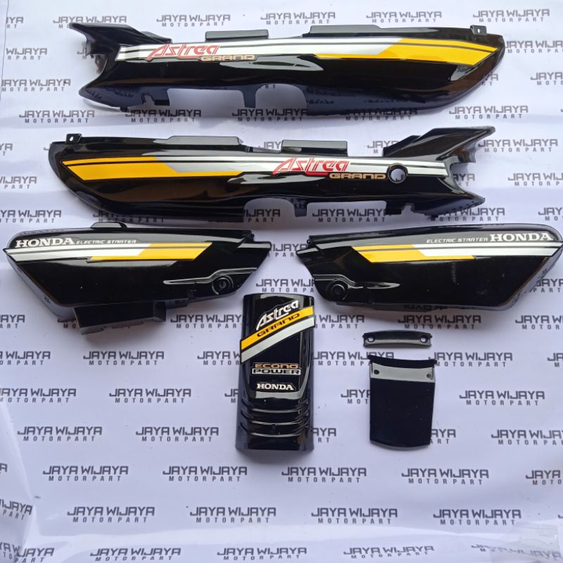Cover Body Honda Astrea Grand Sticker Kuning