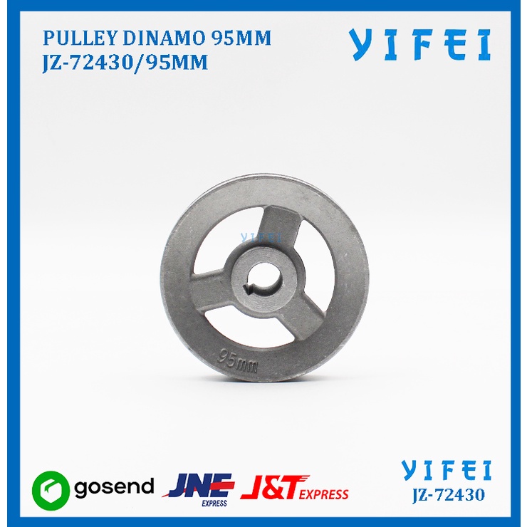 Pulley / Poli / Poly Dinamo Mesin Jahit 95MM YIFEI-72430/95MM