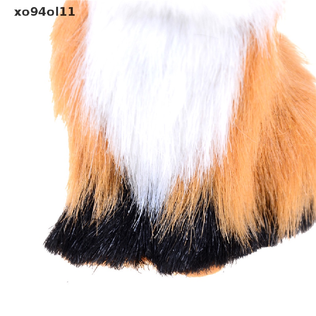 Boneka Rubah Simulasi Bahan polyethylene &amp; furs squatting