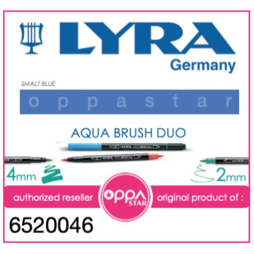 

Lyra Aqua Brush Duo Pen Smalt Bue 6520046