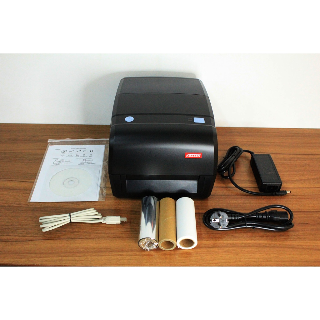 Printer Barcode Label 203 DPI USB - Kassen E460 / E-460 Garansi Resmi